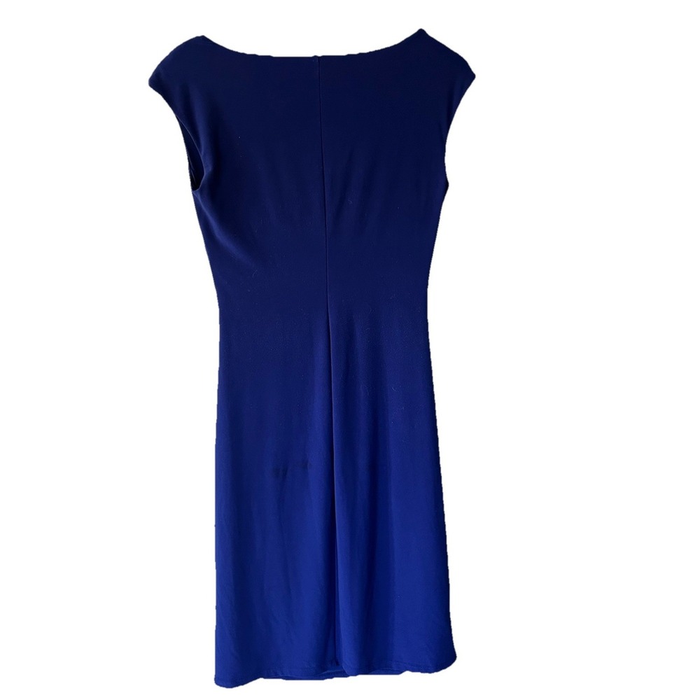 Lauren Ralph Lauren Purple Blue Sleeveless Dress Women's size 4 Cocktail - Picture 3 of 5
